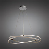 Infinity 51cm LED Suspension Light - Chrome & White