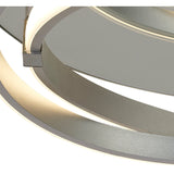 Infinity LED Semi-Flush Ceiling Light 3000K 30W - Polished Chrome