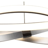Infinity 38cm LED Suspension Light - Chrome & White