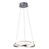 Infinity 38cm LED Suspension Light - Chrome & White