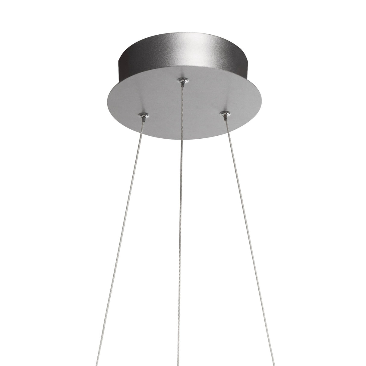 Infinity 51cm Dimmable LED Suspension Light - Chrome & White
