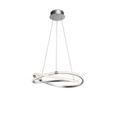 Infinity 51cm Dimmable LED Suspension Light - Chrome & White