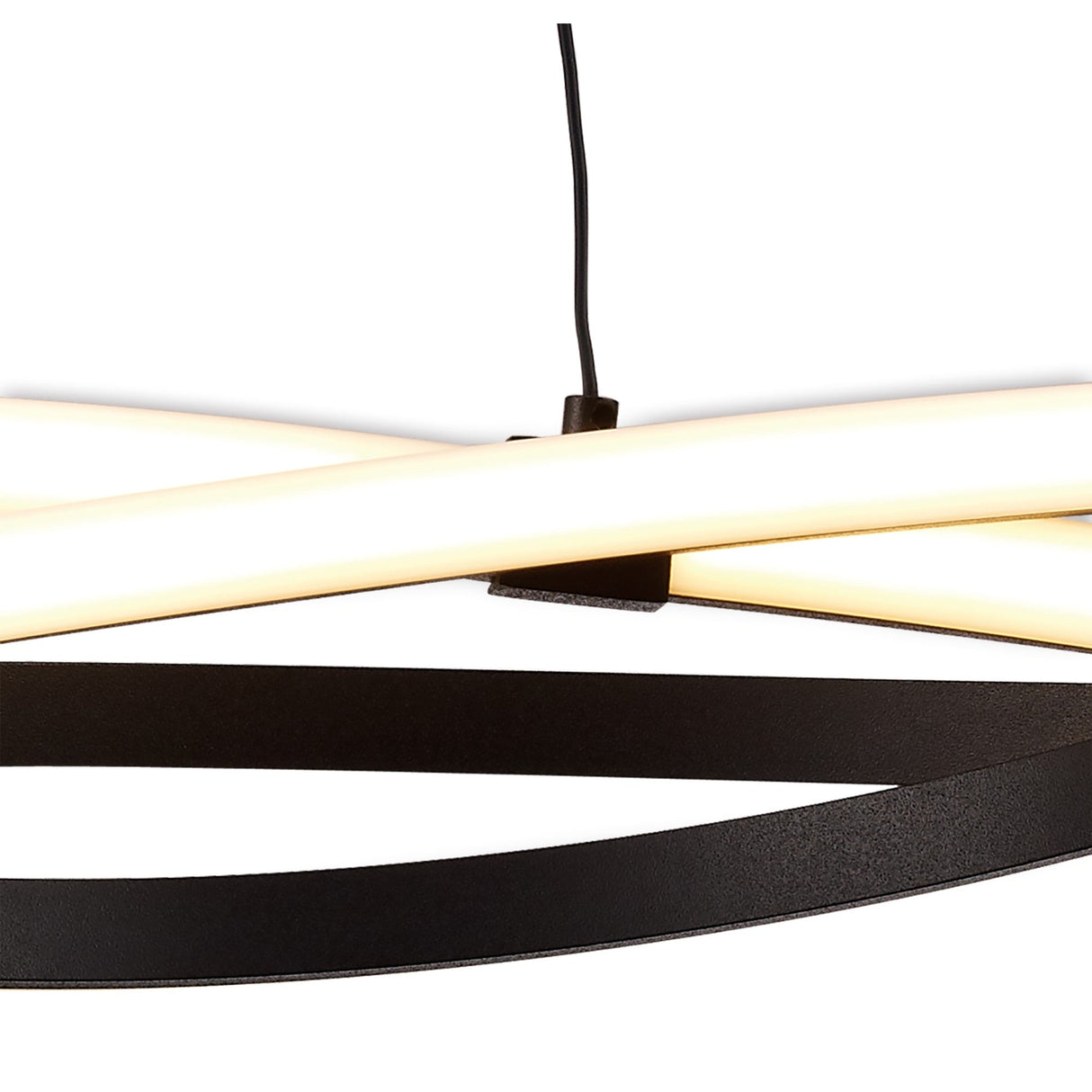 Infinity 51cm Dimmable LED Suspension Light - Brown & White