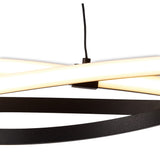 Infinity 51cm Dimmable LED Suspension Light - Brown & White
