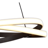 Infinity 51cm Dimmable LED Suspension Light - Brown & White