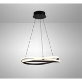 Infinity 51cm Dimmable LED Suspension Light - Brown & White