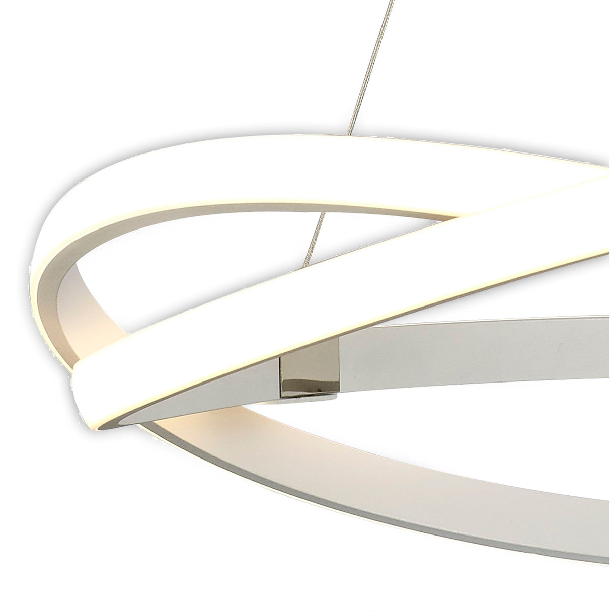 Infinity 51cm Dimmable LED Suspension Light - White
