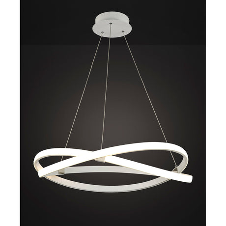 Infinity 51cm Dimmable LED Suspension Light - White