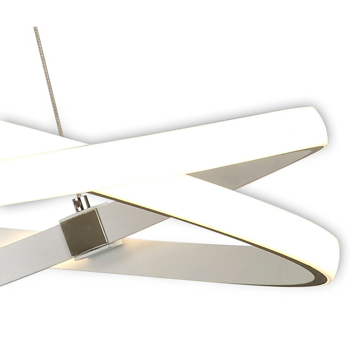 Infinity 71cm Dimmable LED Suspension Light - White