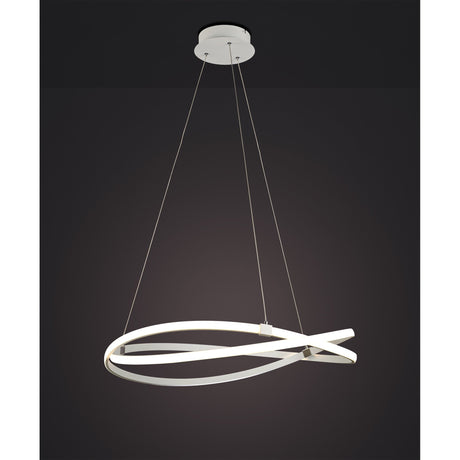 Infinity 71cm Dimmable LED Suspension Light - White