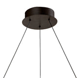 Infinity 51cm LED Suspension Light - Brown Oxide & White
