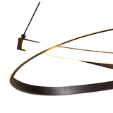 Infinity 51cm LED Suspension Light - Brown Oxide & White