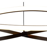 Infinity 51cm LED Suspension Light - Brown Oxide & White