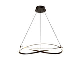 Infinity 51cm LED Suspension Light - Brown Oxide & White
