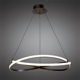 Infinity 51cm LED Suspension Light - Brown Oxide & White