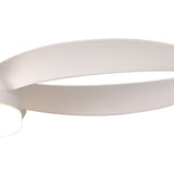 Infinity CCT Dimmable LED Ceiling Retractable Fan Light With Remote Control - White