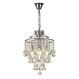 Inina 40cm 4 Light Crystal Chandelier - Polished Chrome