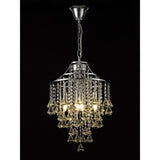 Inina 40cm 4 Light Crystal Chandelier - Polished Chrome