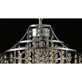 Inina 40cm 4 Light Crystal Chandelier - Polished Chrome