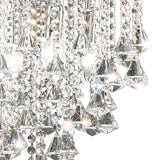 Inina 40cm 4 Light Crystal Chandelier - Polished Chrome