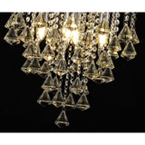 Inina 40cm 4 Light Crystal Chandelier - Polished Chrome
