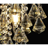 Inina 40cm 4 Light Crystal Chandelier - Polished Chrome