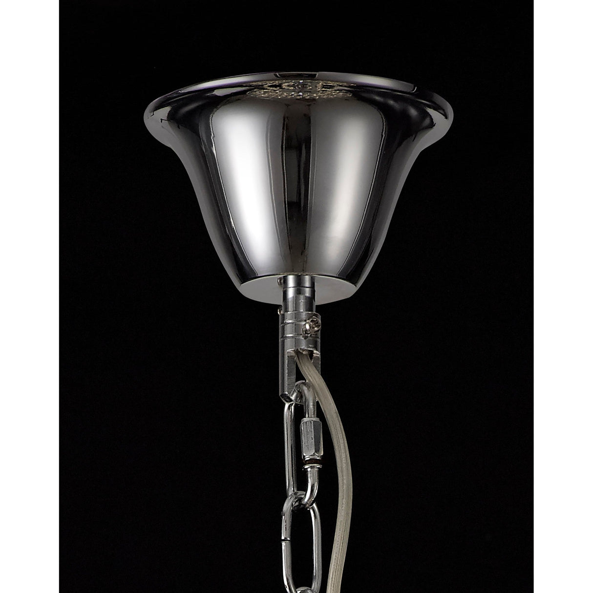 Inina 40cm 4 Light Crystal Chandelier - Polished Chrome