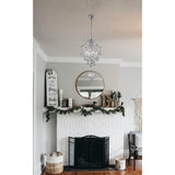 Inina 40cm 4 Light Crystal Chandelier - Polished Chrome