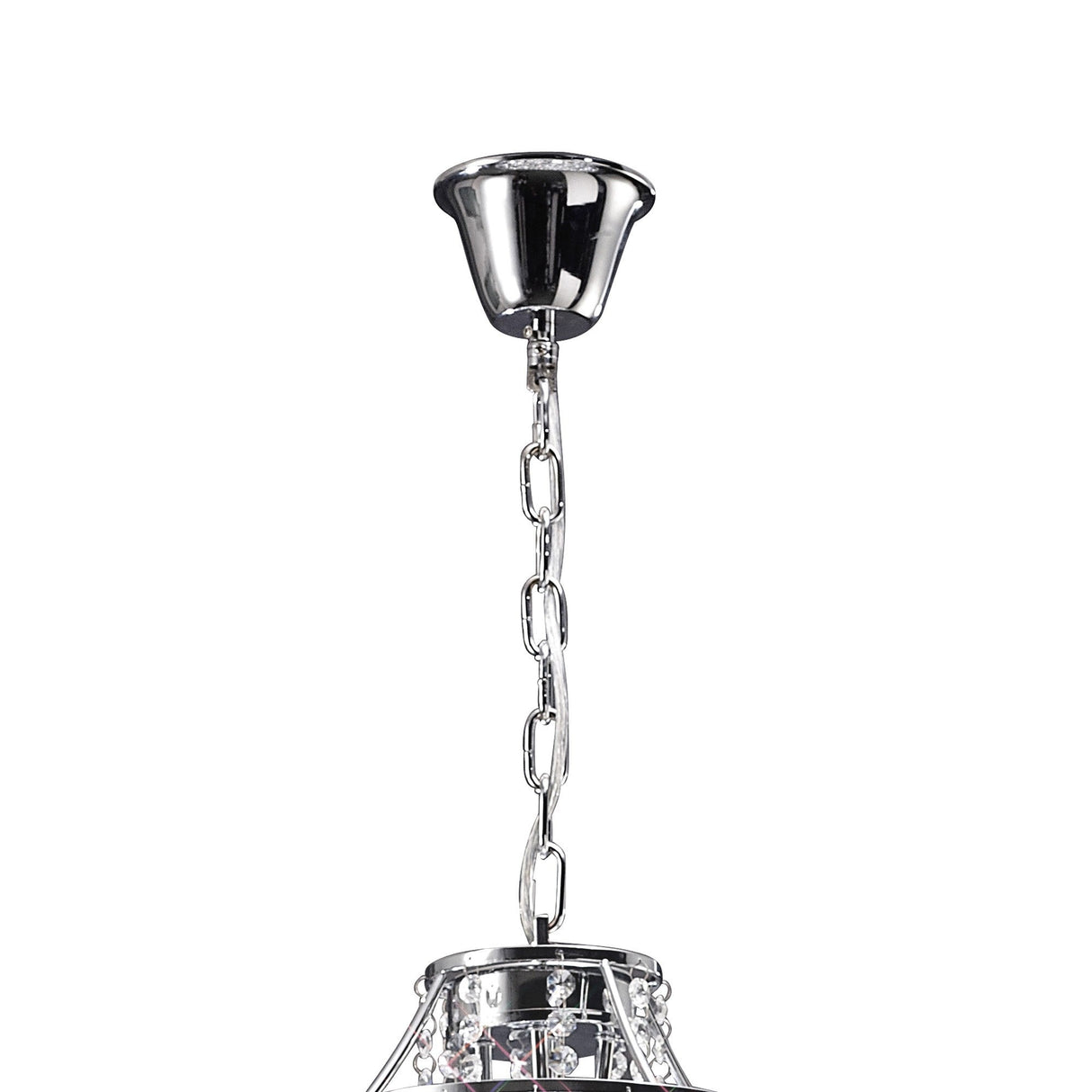 Inina 64cm 7 Light Crystal Chandelier - Polished Chrome