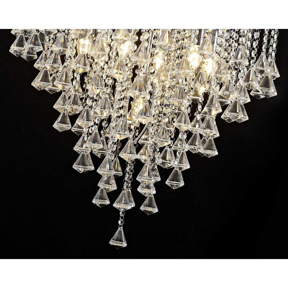 Inina 64cm 7 Light Crystal Chandelier - Polished Chrome