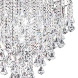 Inina 64cm 7 Light Crystal Chandelier - Polished Chrome