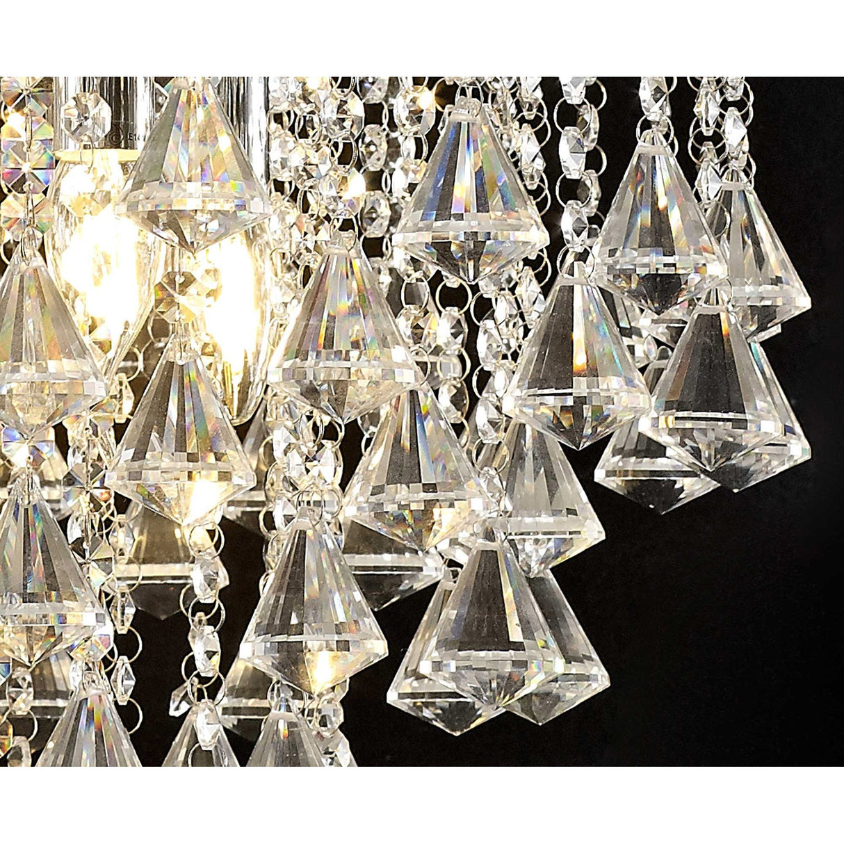 Inina 64cm 7 Light Crystal Chandelier - Polished Chrome