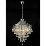 Inina 64cm 7 Light Crystal Chandelier - Polished Chrome