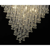 Inina 88cm 9 Light Crystal Chandelier - Polished Chrome