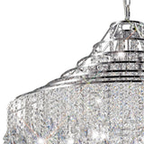 Inina 88cm 9 Light Crystal Chandelier - Polished Chrome