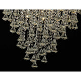 Inina 88cm 9 Light Crystal Chandelier - Polished Chrome