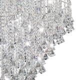 Inina 88cm 9 Light Crystal Chandelier - Polished Chrome