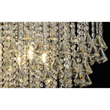 Inina 88cm 9 Light Crystal Chandelier - Polished Chrome