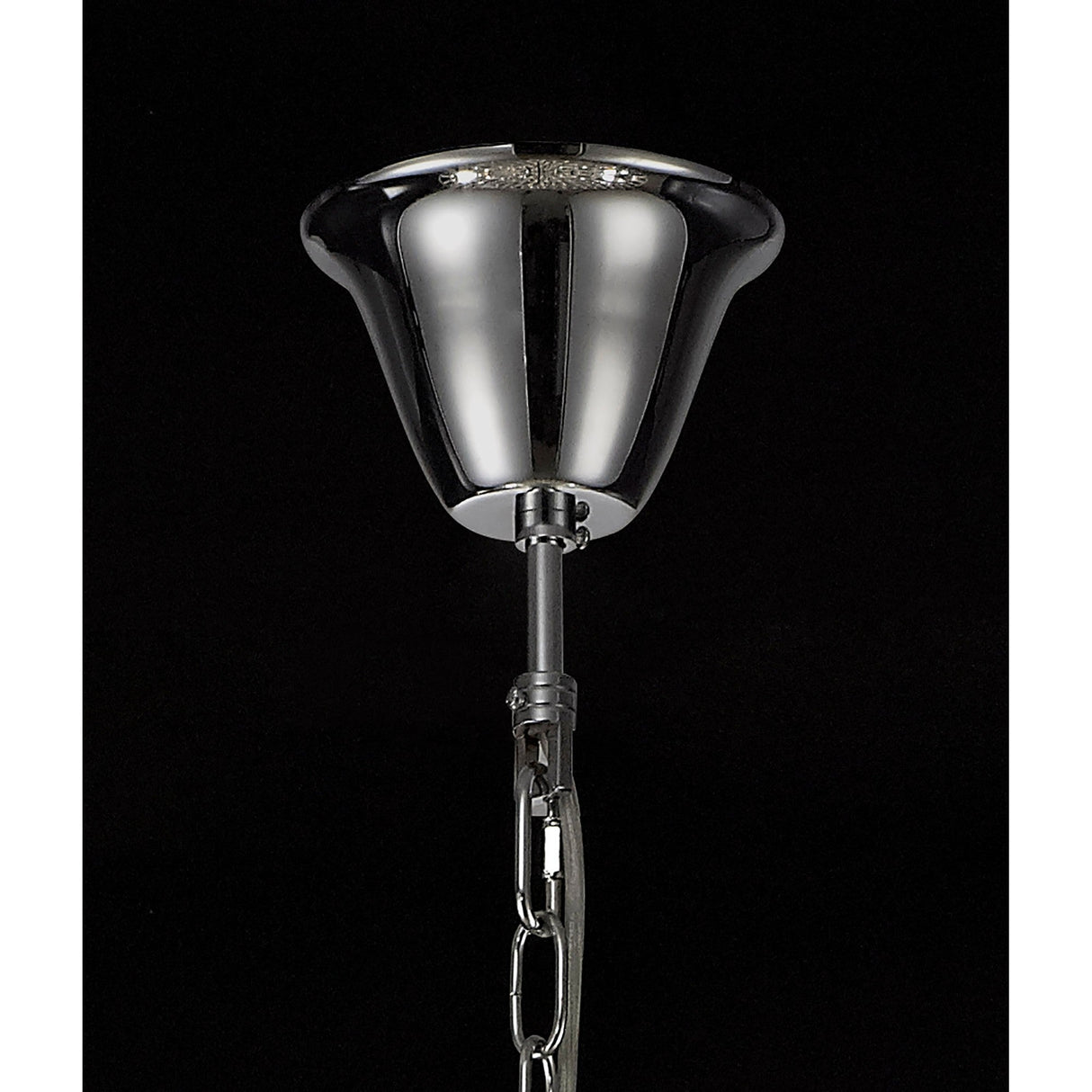 Inina 64cm 9 Light Crystal Chandelier - Polished Chrome