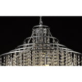 Inina 64cm 9 Light Crystal Chandelier - Polished Chrome