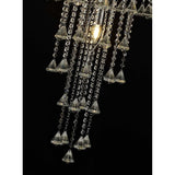 Inina 64cm 9 Light Crystal Chandelier - Polished Chrome