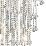 Inina 64cm 9 Light Crystal Chandelier - Polished Chrome