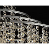 Inina 64cm 9 Light Crystal Chandelier - Polished Chrome