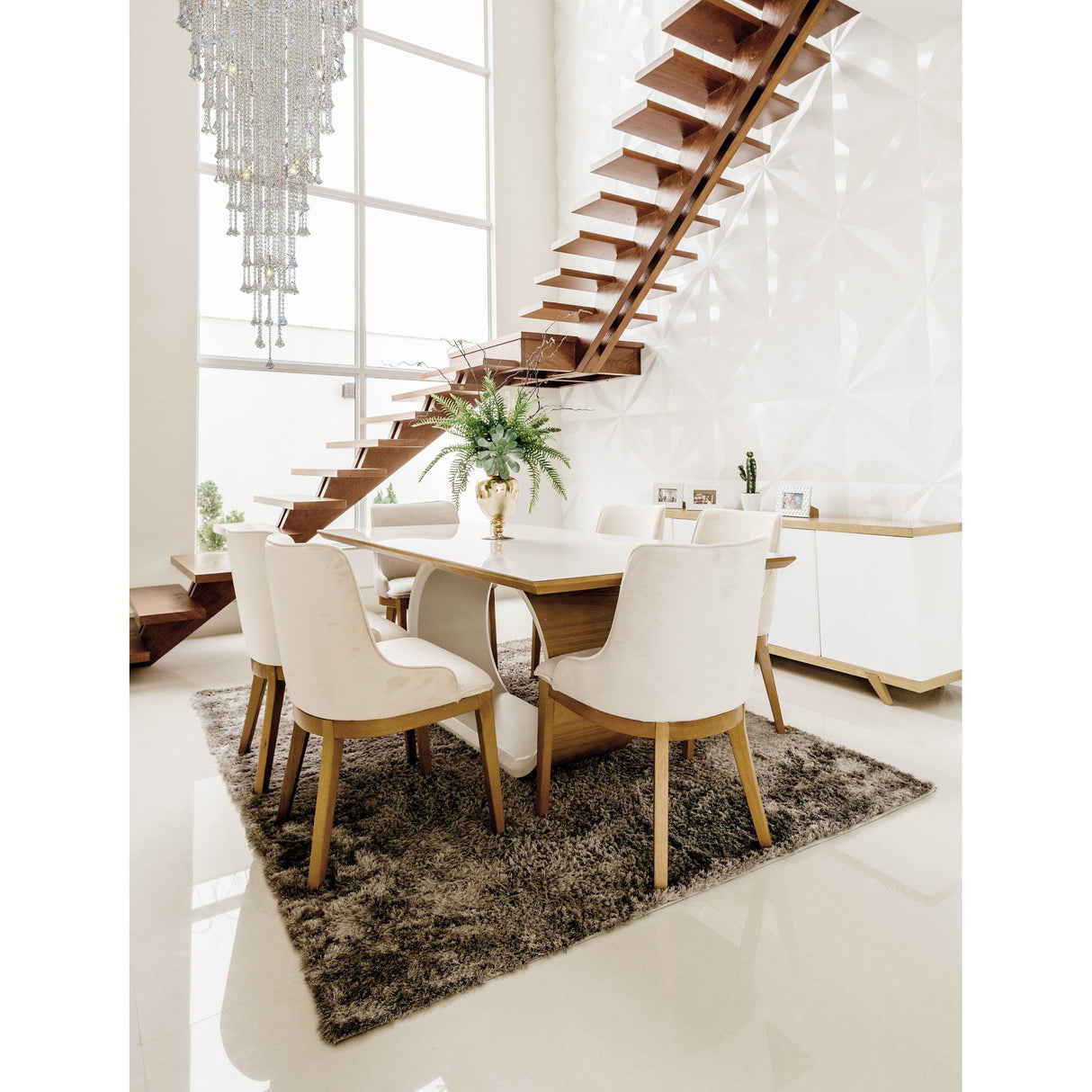 Inina 88cm 15 Light Crystal Chandelier - Polished Chrome