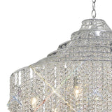 Inina 88cm 15 Light Crystal Chandelier - Polished Chrome