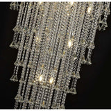 Inina 88cm 15 Light Crystal Chandelier - Polished Chrome