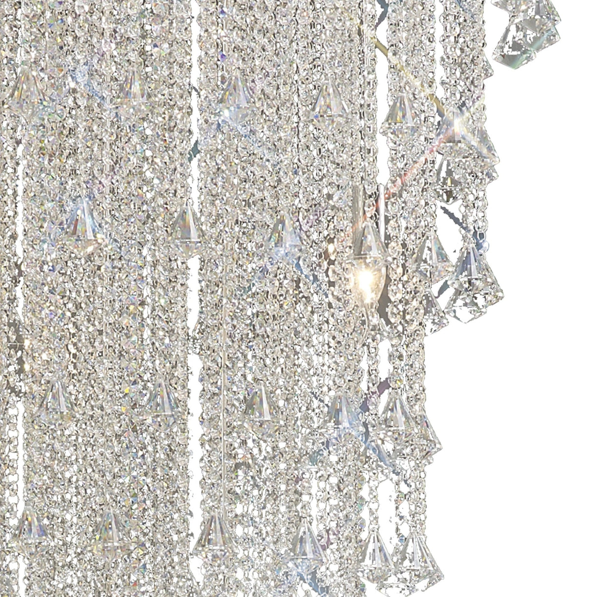 Inina 88cm 15 Light Crystal Chandelier - Polished Chrome