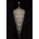Inina 88cm 15 Light Crystal Chandelier - Polished Chrome