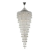 Inina 88cm 15 Light Crystal Chandelier - Polished Chrome