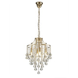 Inina 40cm 4 Light Crystal Chandelier - French Gold